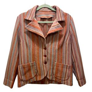 Vintage striped blazer